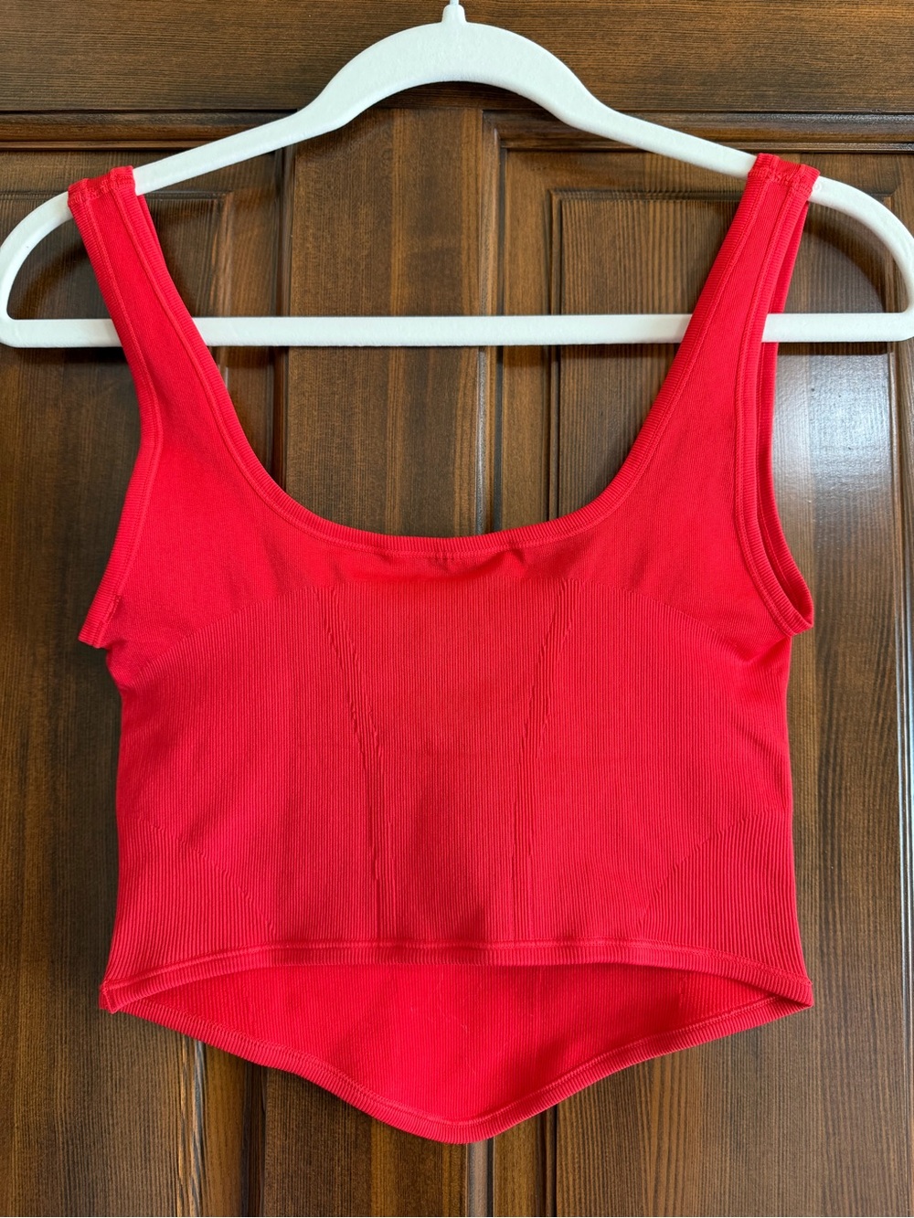Urban Outfitters Out From Under Red Ribbed Tank Crop Top - Picture 4 of 4